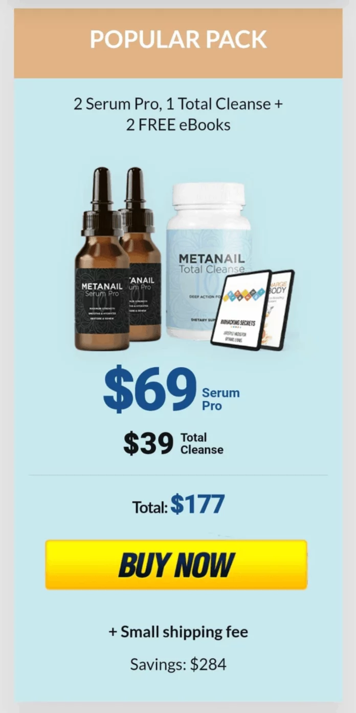 Metanail Serum Pro - 3 Bottle Pack